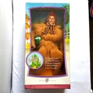 Barbie Cowardly Lion Wizard Of Oz Pink Label Barbie Doll Collection New In Box